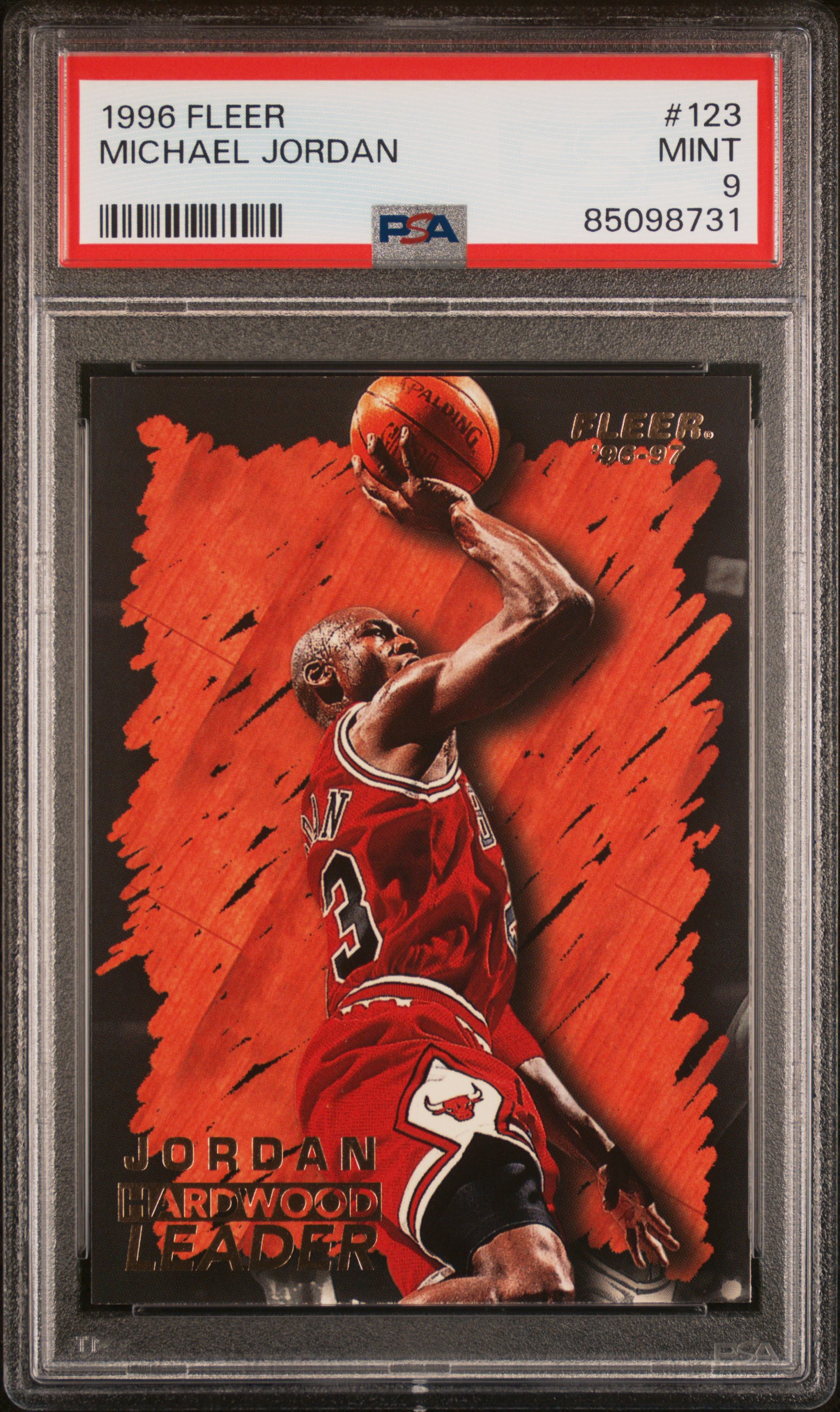 1996 FLEER #123 MICHAEL JORDAN