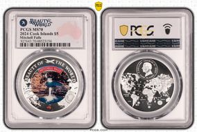 2024 $5 Mitchell Falls Beauty of the World MS70
