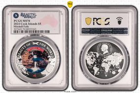 2024 $5 Mitchell Falls Beauty of the World MS70
