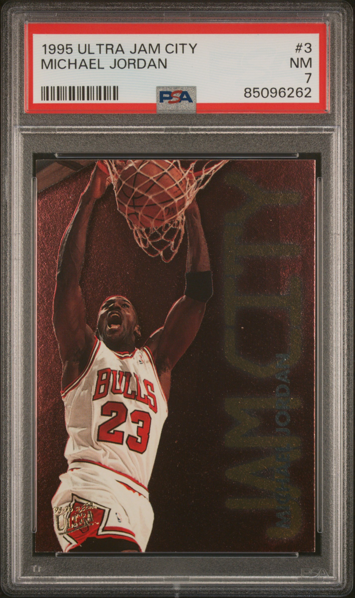 1995 ULTRA JAM CITY #3 MICHAEL JORDAN