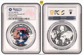 2024 $5 Mitchell Falls Beauty of the World MS70