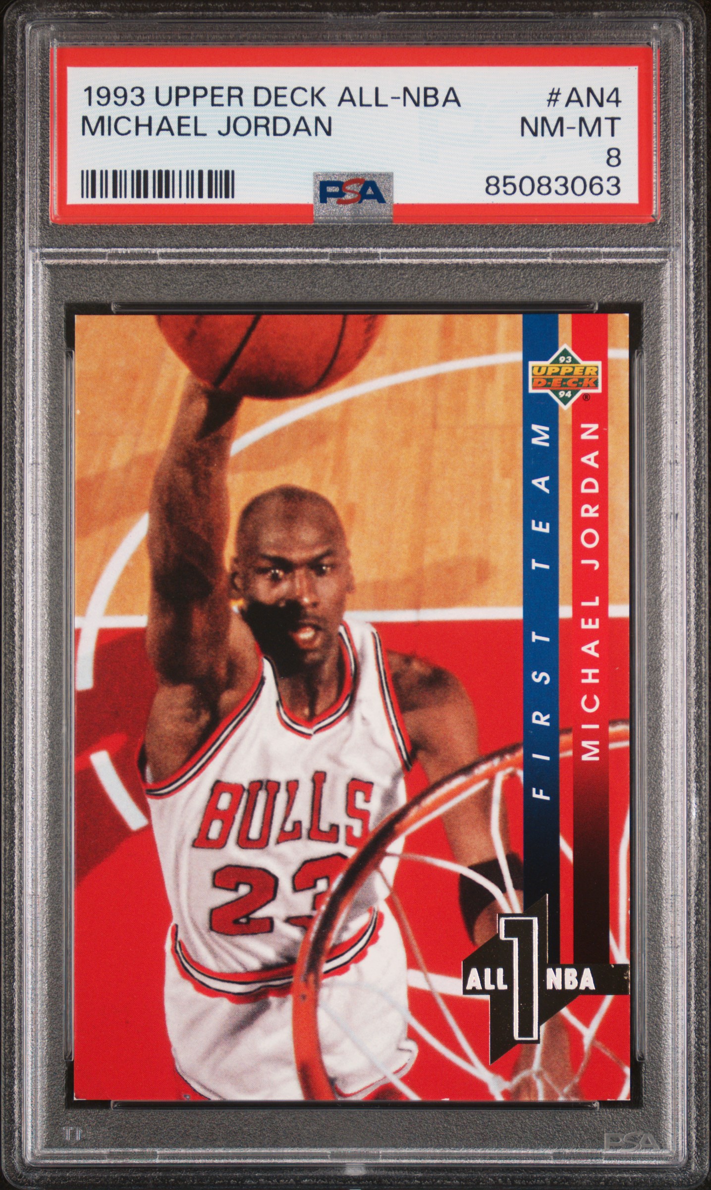 1993 UPPER DECK ALL-NBA #AN4 MICHAEL JORDAN