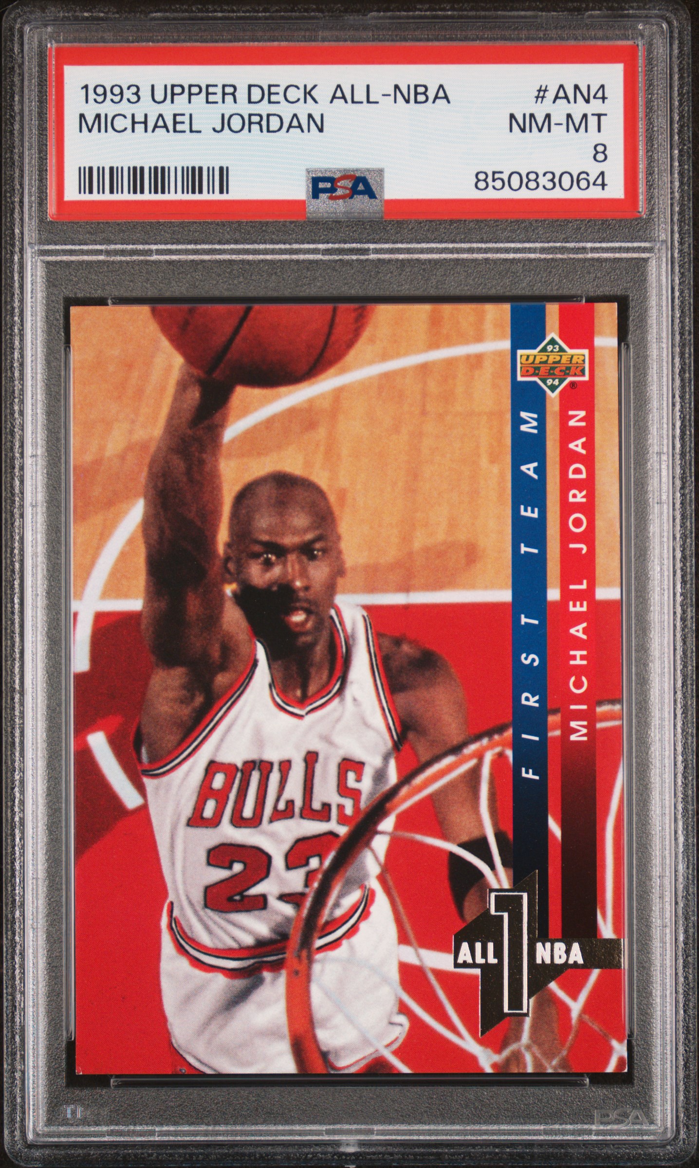 1993 UPPER DECK ALL-NBA #AN4 MICHAEL JORDAN