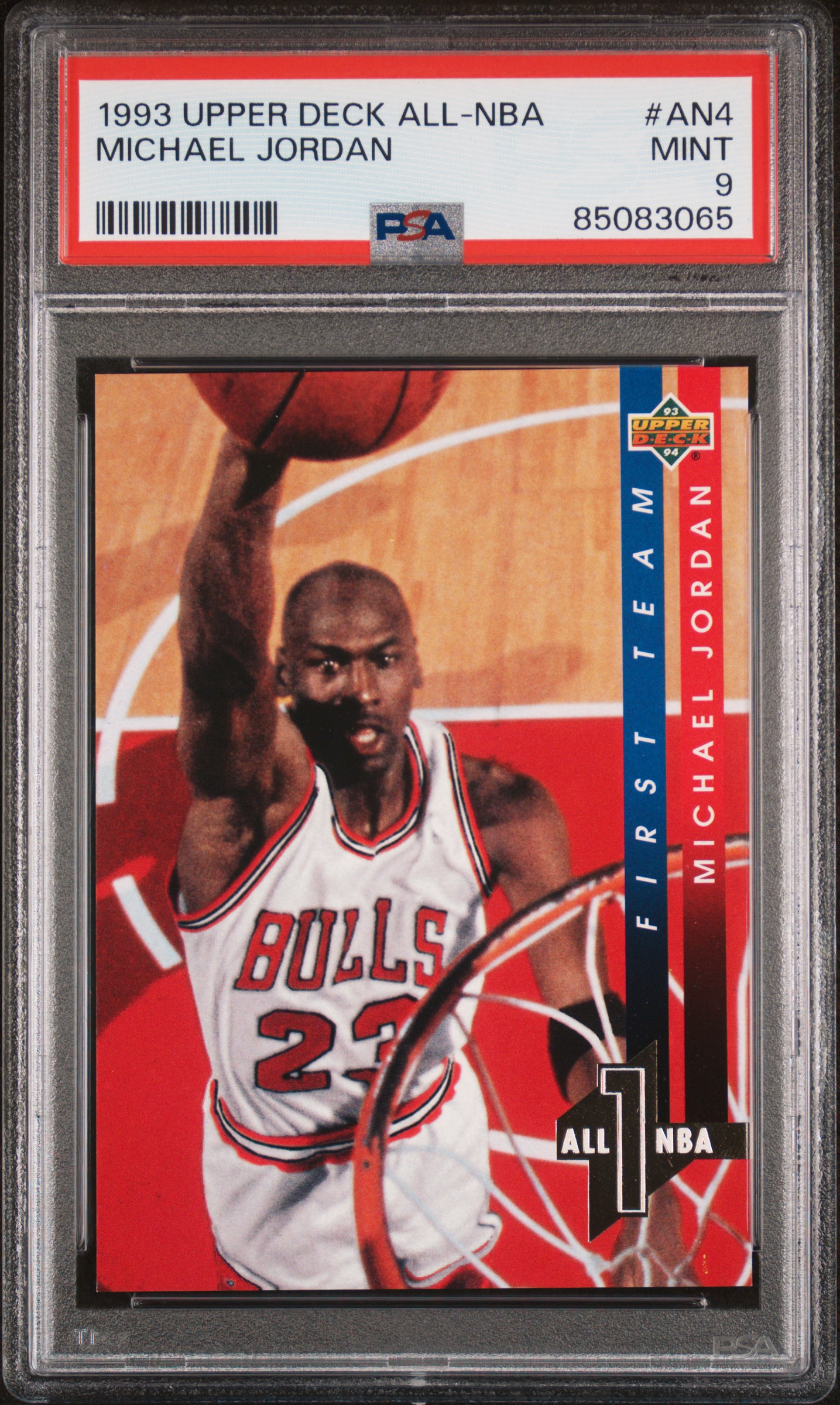 1993 UPPER DECK ALL-NBA #AN4 MICHAEL JORDAN