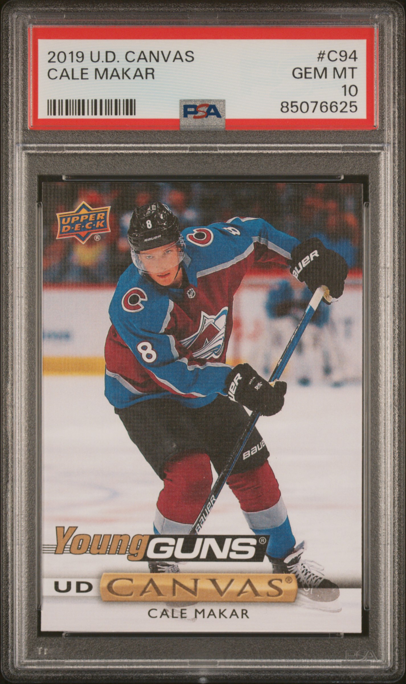 2019 UPPER DECK CANVAS #C94 CALE MAKAR