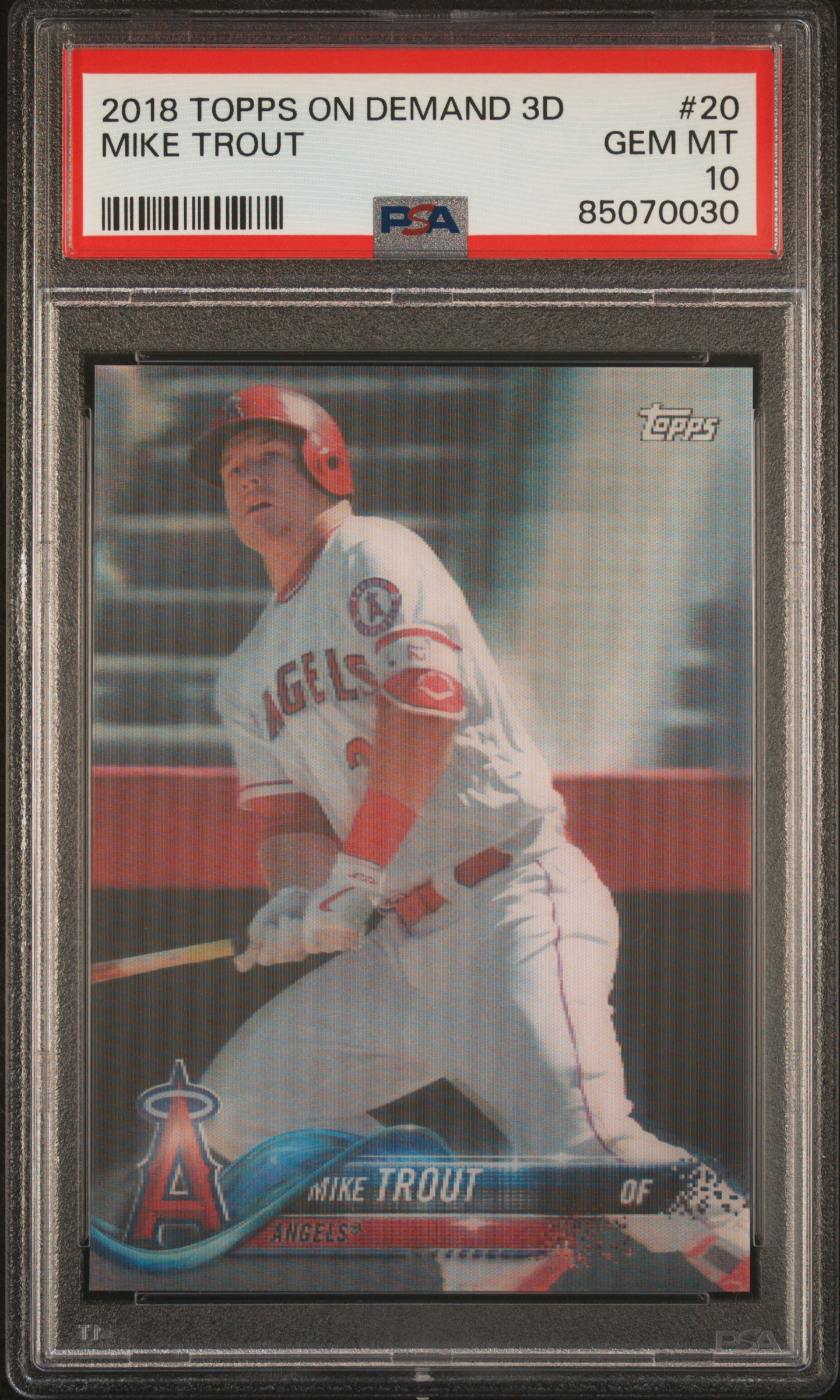2018 TOPPS ON DEMAND 3D #20 MIKE TROUT