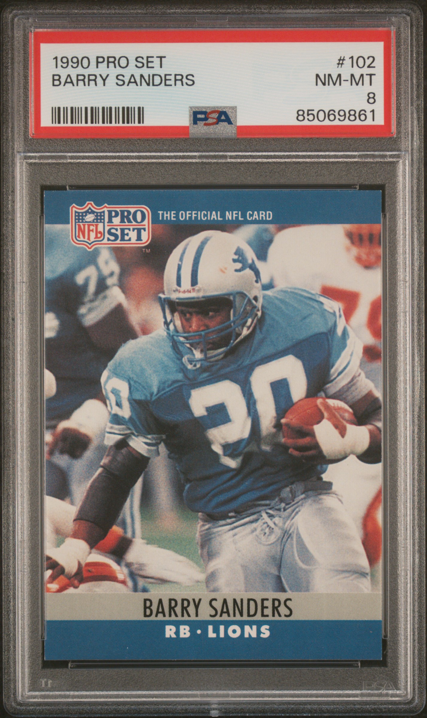 1990 PRO SET #102 BARRY SANDERS