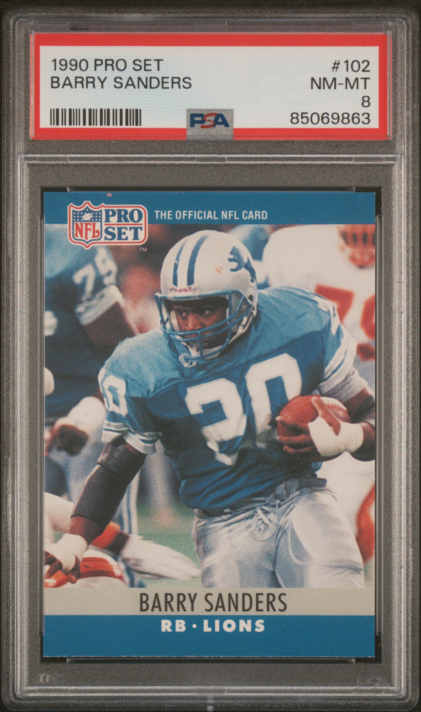 1990 PRO SET #102 BARRY SANDERS