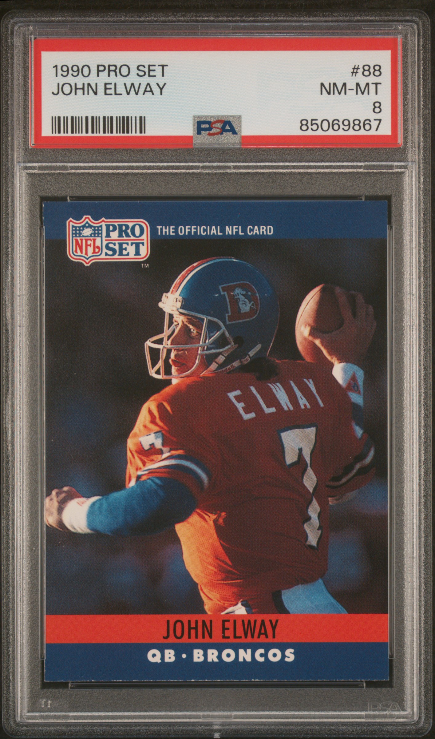 1990 PRO SET #88 JOHN ELWAY