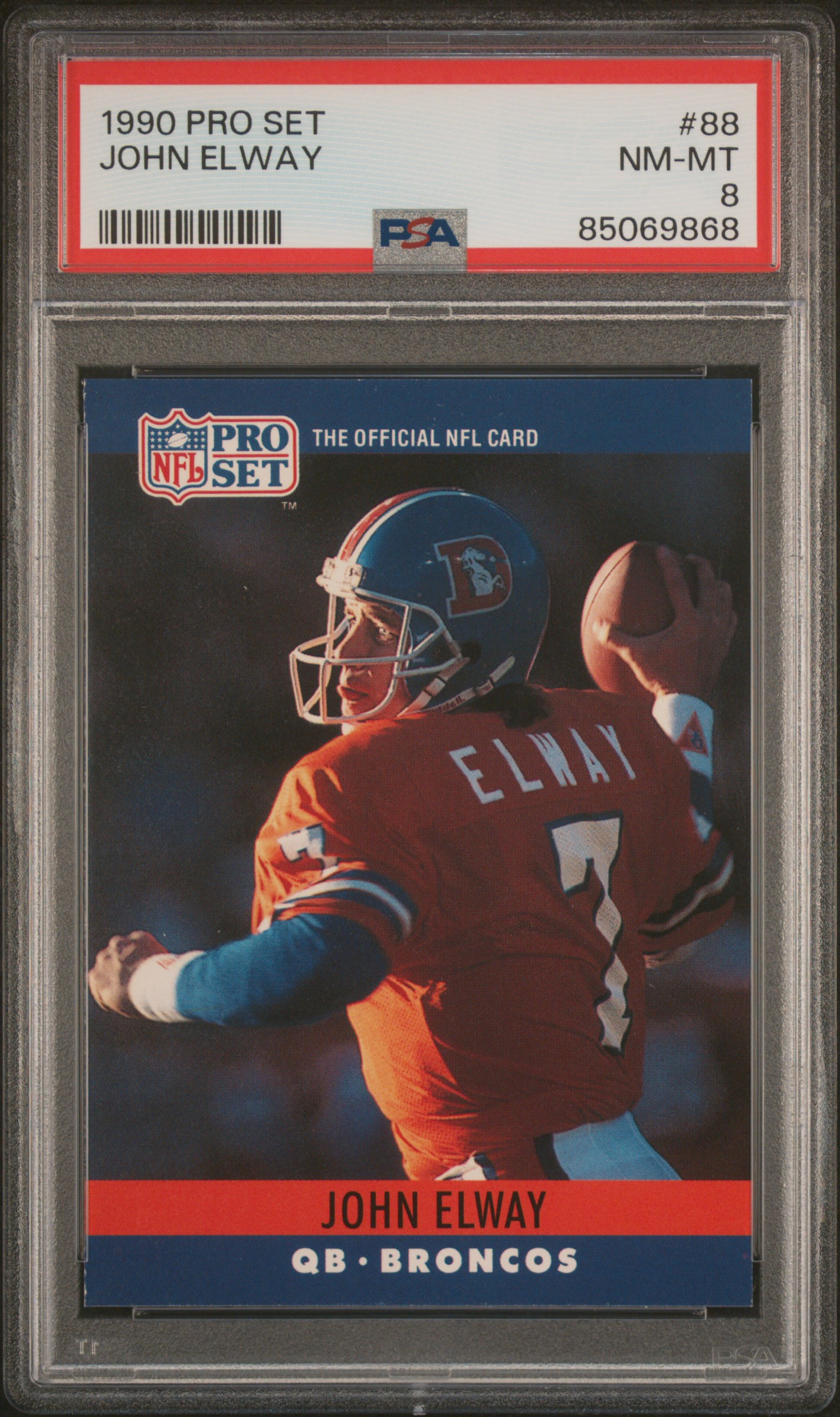 1990 PRO SET #88 JOHN ELWAY