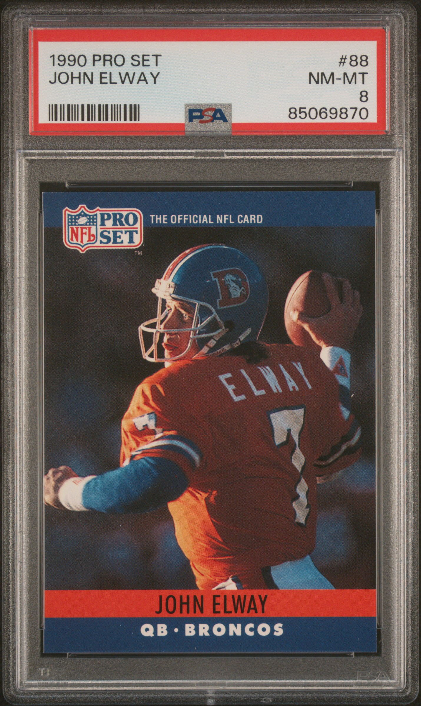 1990 PRO SET #88 JOHN ELWAY