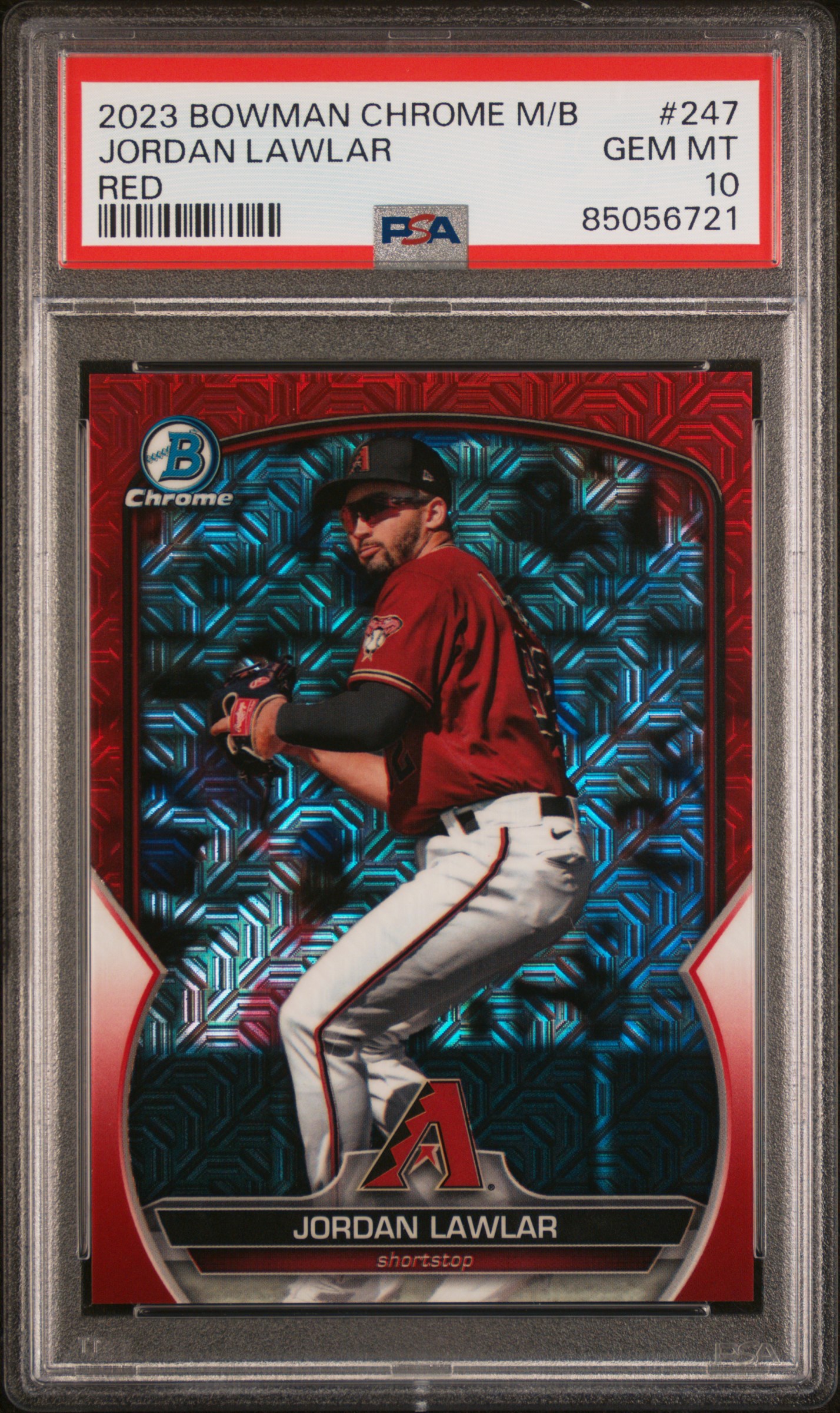 Jordan Lawlar 2023 Bowman Mega Box Chrome