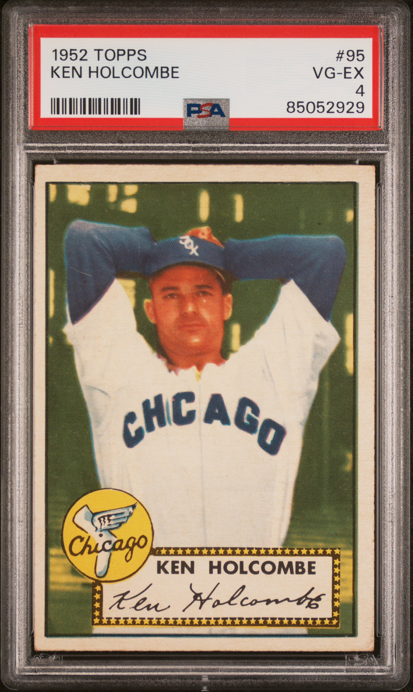 1952 TOPPS #95 KEN HOLCOMBE