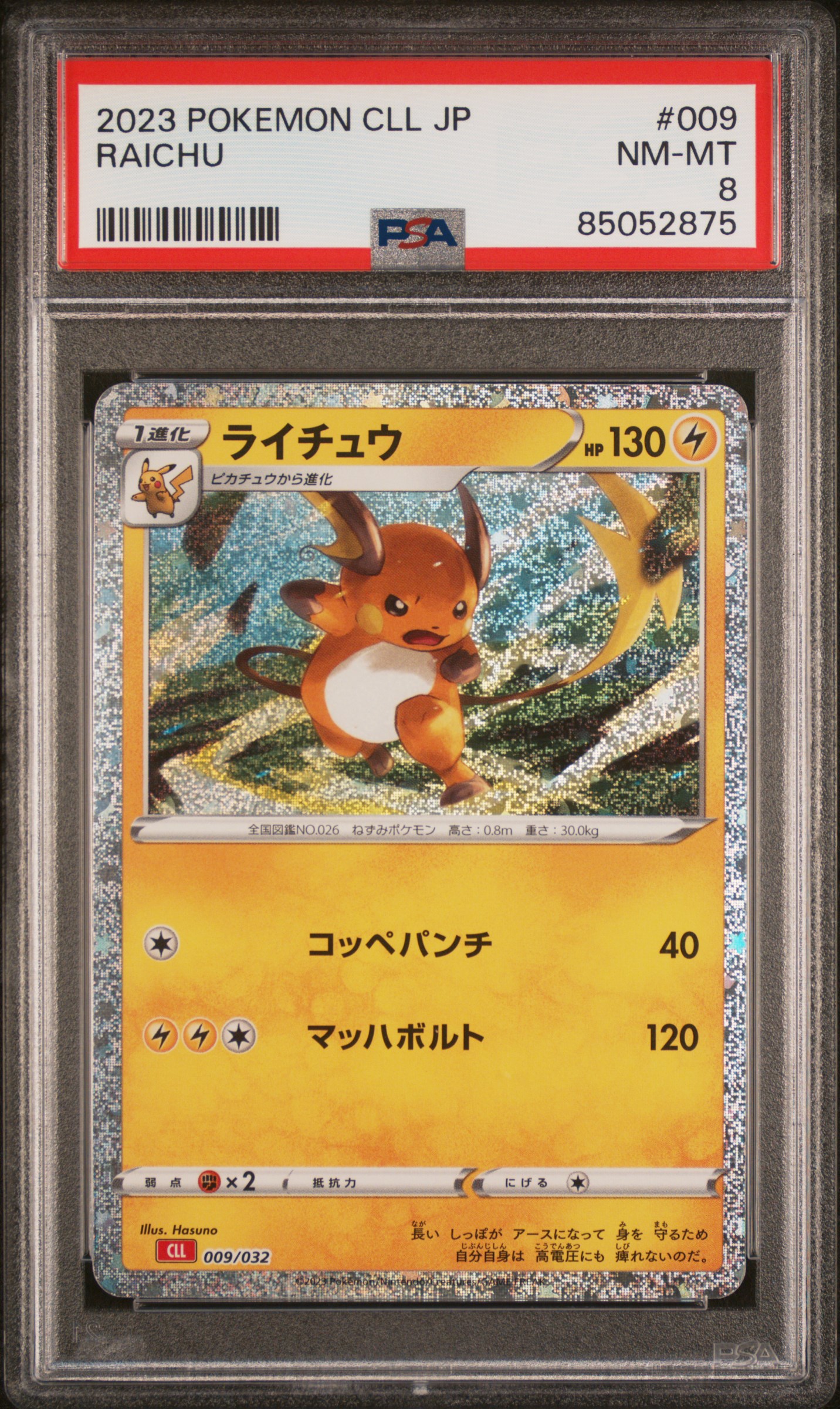 2023 POKEMON JAPANESE CLL-TRADING CARD GAME CLASSIC CHARIZARD & HO-OH ex DECK #009 RAICHU
