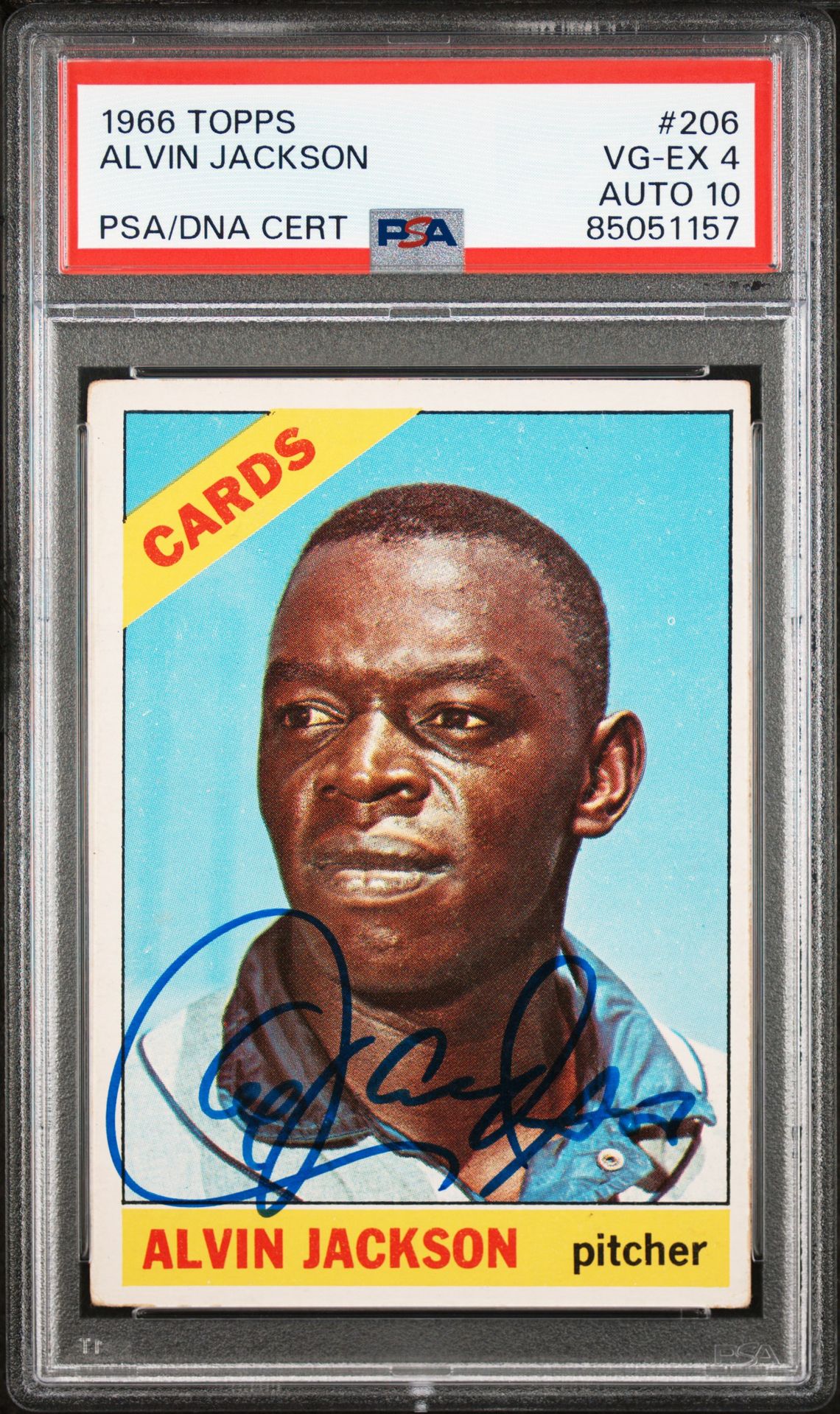 1966 Topps TOPPS #206 Al Jackson front