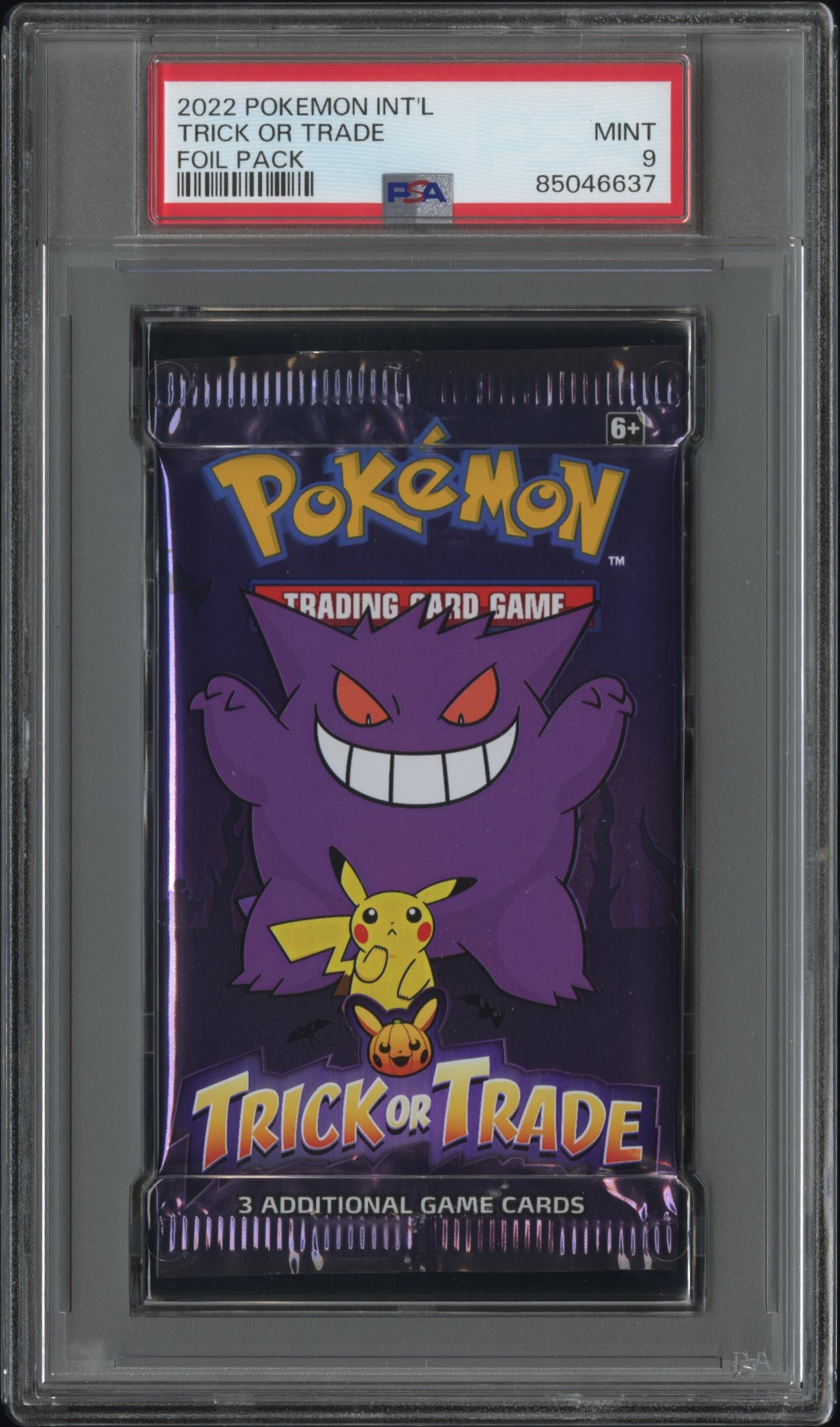 2022 POKEMON INT'L TRICK OR TRADE FOIL PACK TRICK OR TRADE FOIL PACK