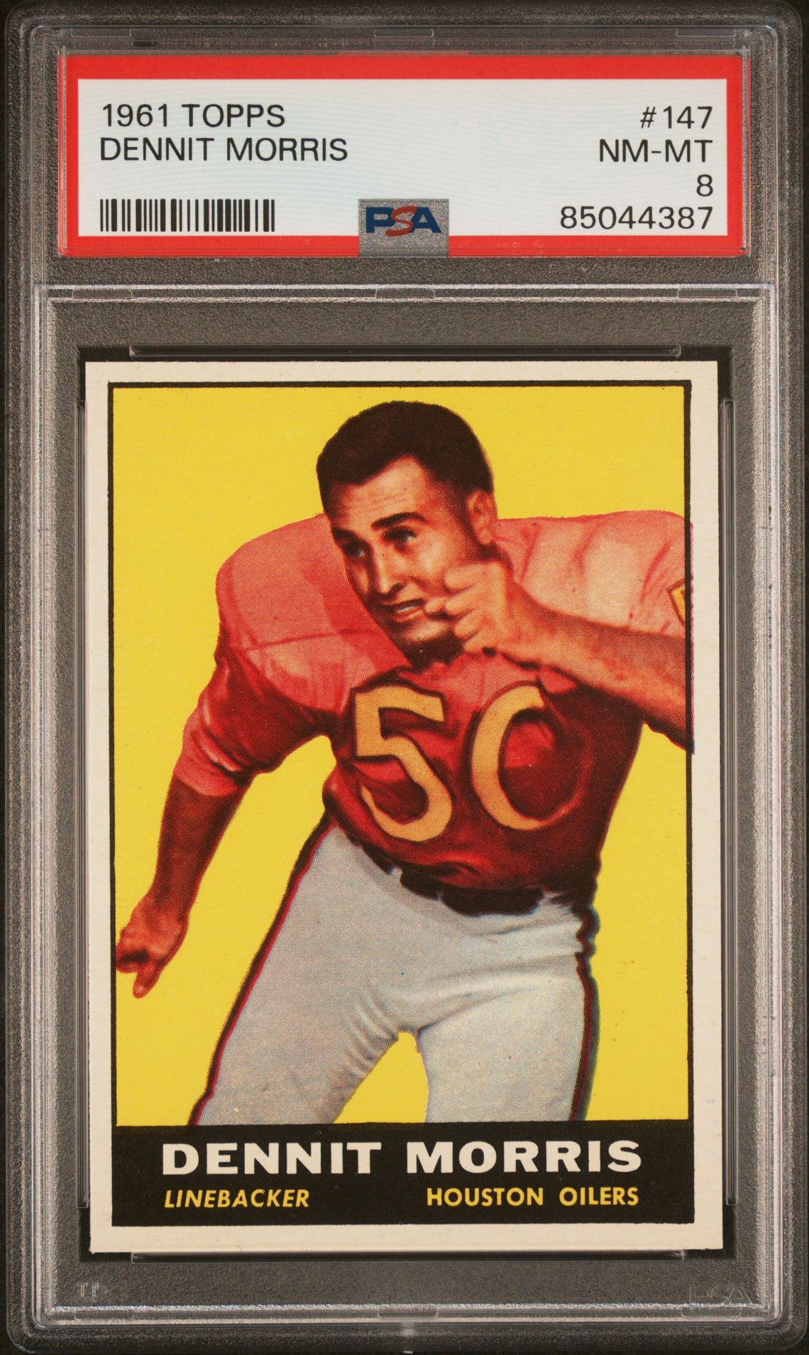 1961 Topps TOPPS #147 Dennit Morris front