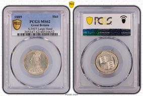 1889 Shil S-3927 Large Head MS62