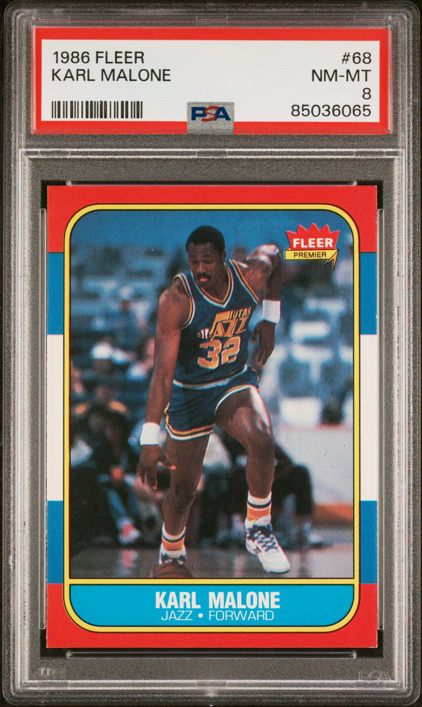 1986 FLEER #68 KARL MALONE