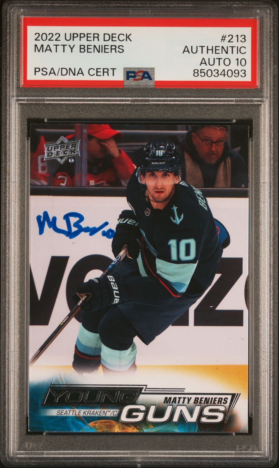 2022 Upper Deck UPPER DECK #213 Matty Beniers front