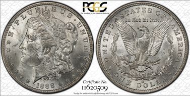 1888-O $1 MS62