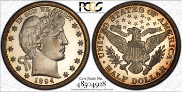 1894 50C PR66CAM