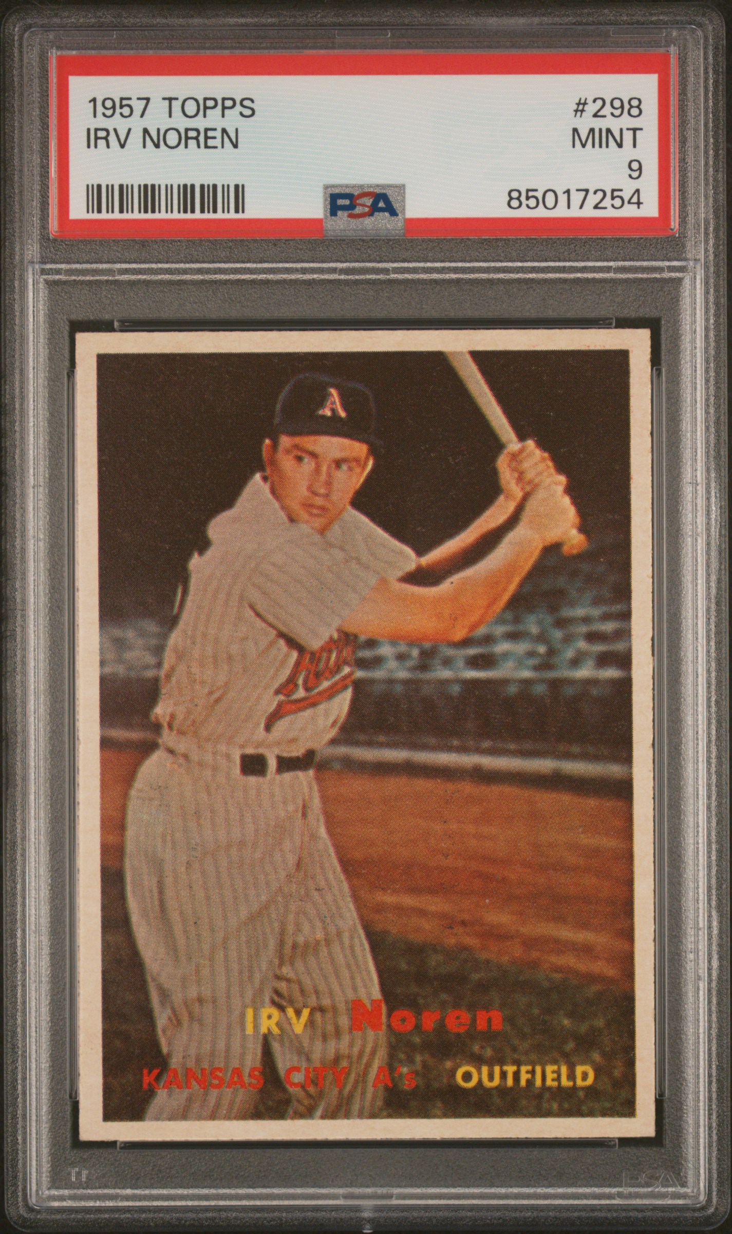 1957 TOPPS #298 IRV NOREN