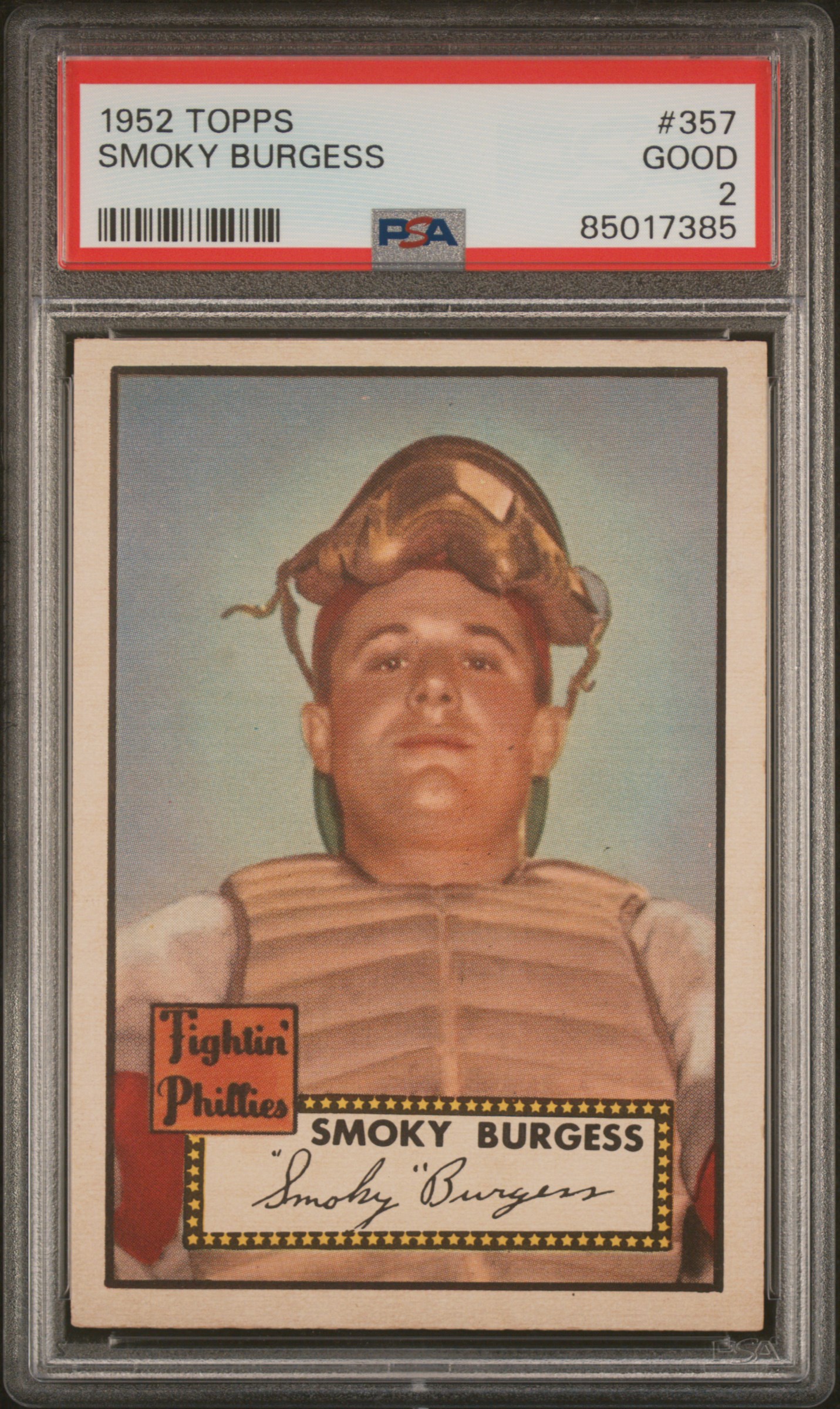 1952 TOPPS #357 SMOKY BURGESS