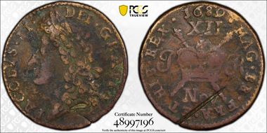 1689 Nov Shil S-6581E Gun Money N1