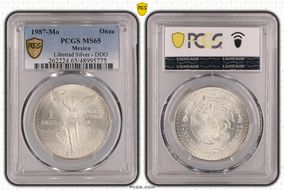 1987-Mo Onza Libertad Ag - DDO MS65
