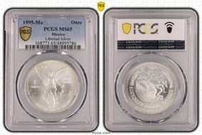 1995-Mo Onza Libertad Ag MS65