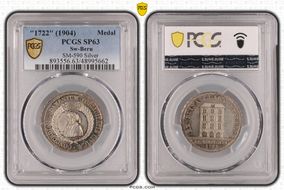 "1722" (1904) Medal SM-590 Silver SP63