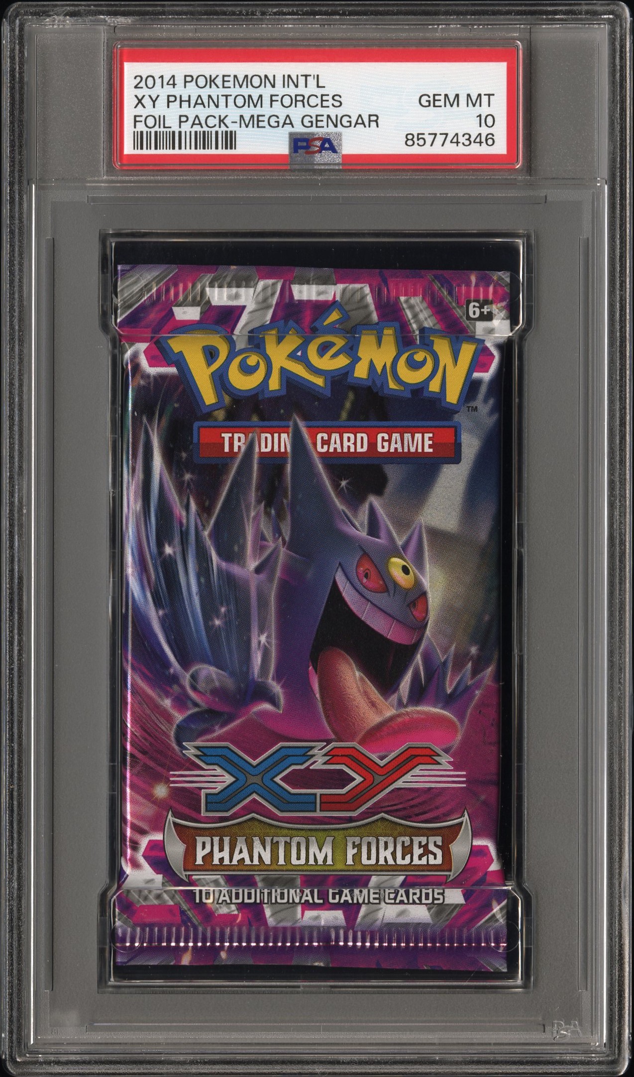 Packs - 2014 Pokemon Int'l XY Phantom Forces Foil Packs: PSA 10'd Set of Phantom Forces Booster Packs Set Image Gallery Packs - 2014 Pokemon Int'l XY Phantom Forces Foil Packs: PSA 10'd Set of Phantom Forces Booster Packs Set Image Gallery