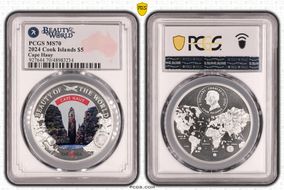 2024 $5 Cape Hauy Beauty of the World MS70