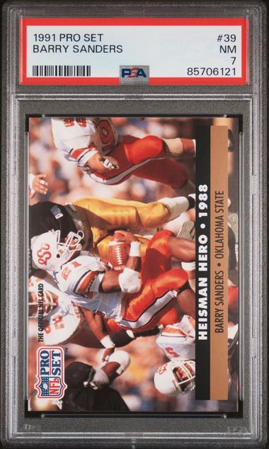 1991 Pro Pro Set #39 Barry Sanders front