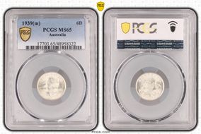 1939(m) 6D MS65