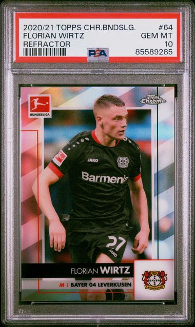 2020-21 Topps Chrome Bundesliga Refractor #64 Florian Wirtz Rookie