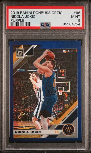 2019 Panini PANINI DONRUSS OPTIC PURPLE #96 Nikola Jokic front