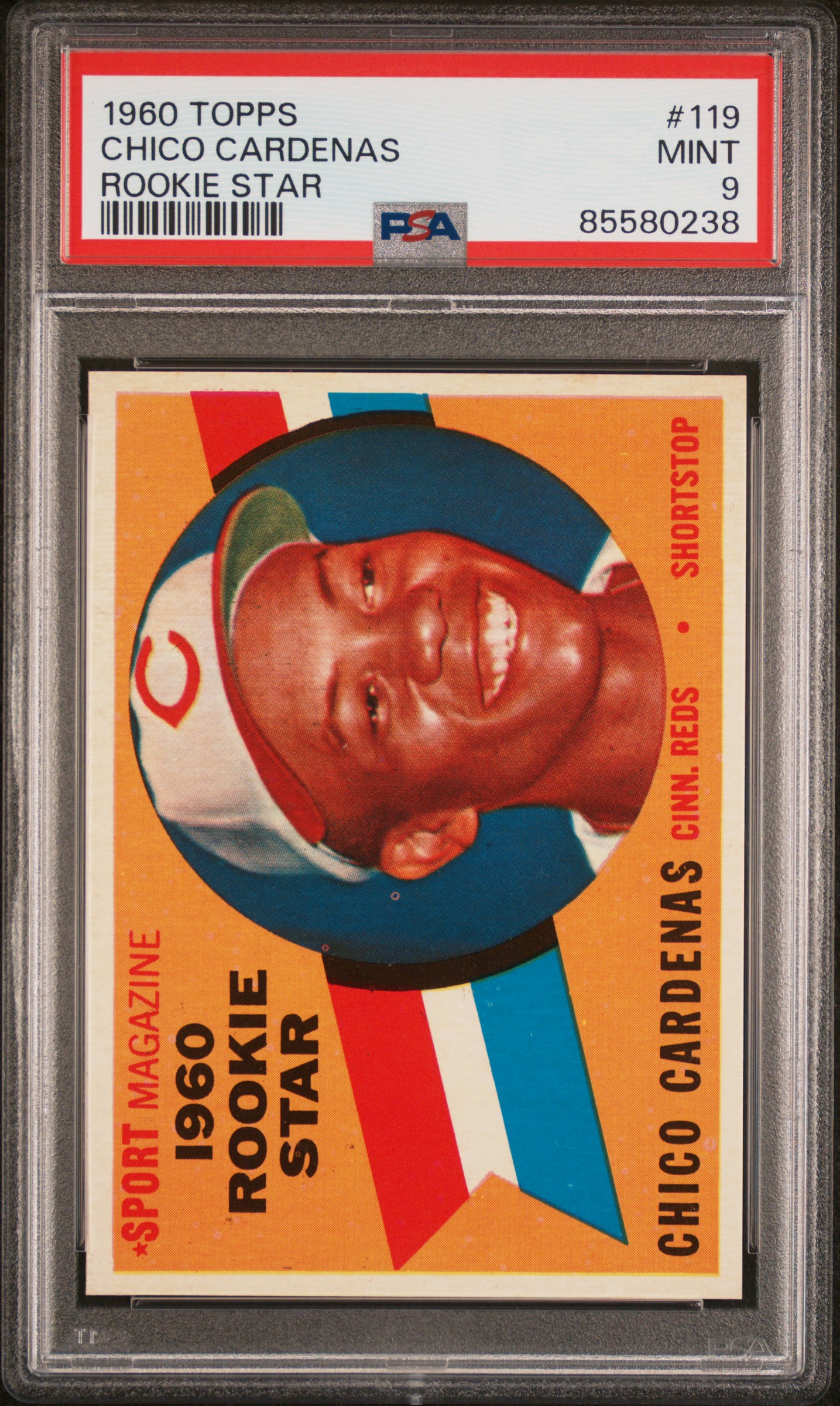 1960 TOPPS #119 CHICO CARDENAS ROOKIE STAR