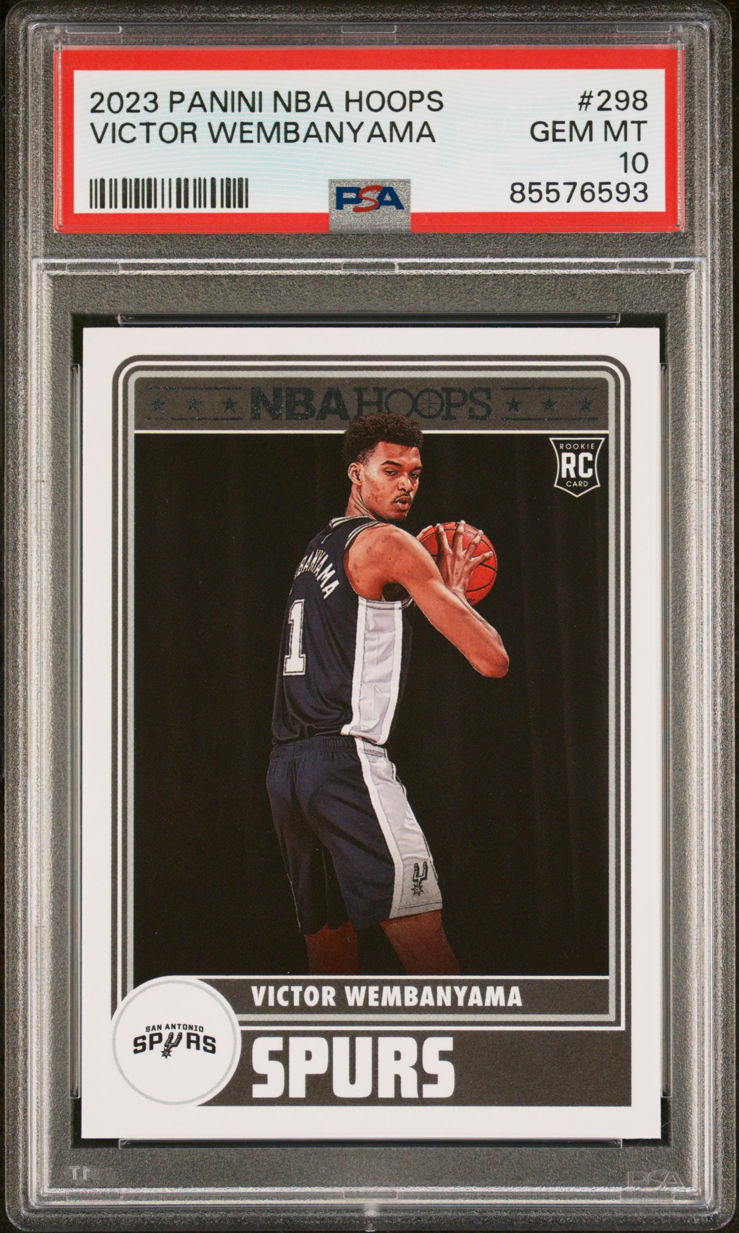 2023 PANINI NBA HOOPS #298 VICTOR WEMBANYAMA