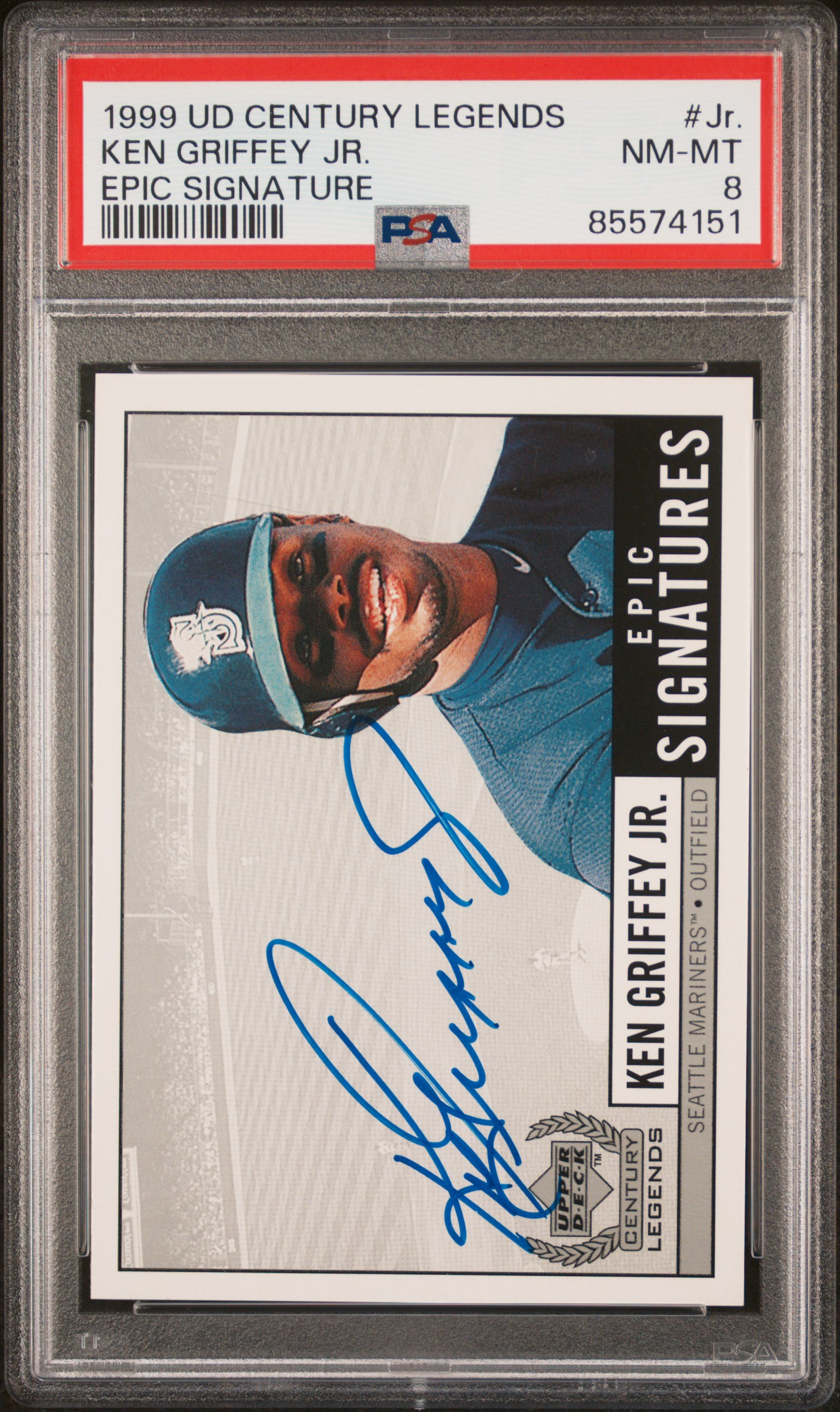 1999 UPPER DECK CENTURY LEGENDS EPIC SIGNATURES #Jr. KEN GRIFFEY JR. EPIC SIGNATURE