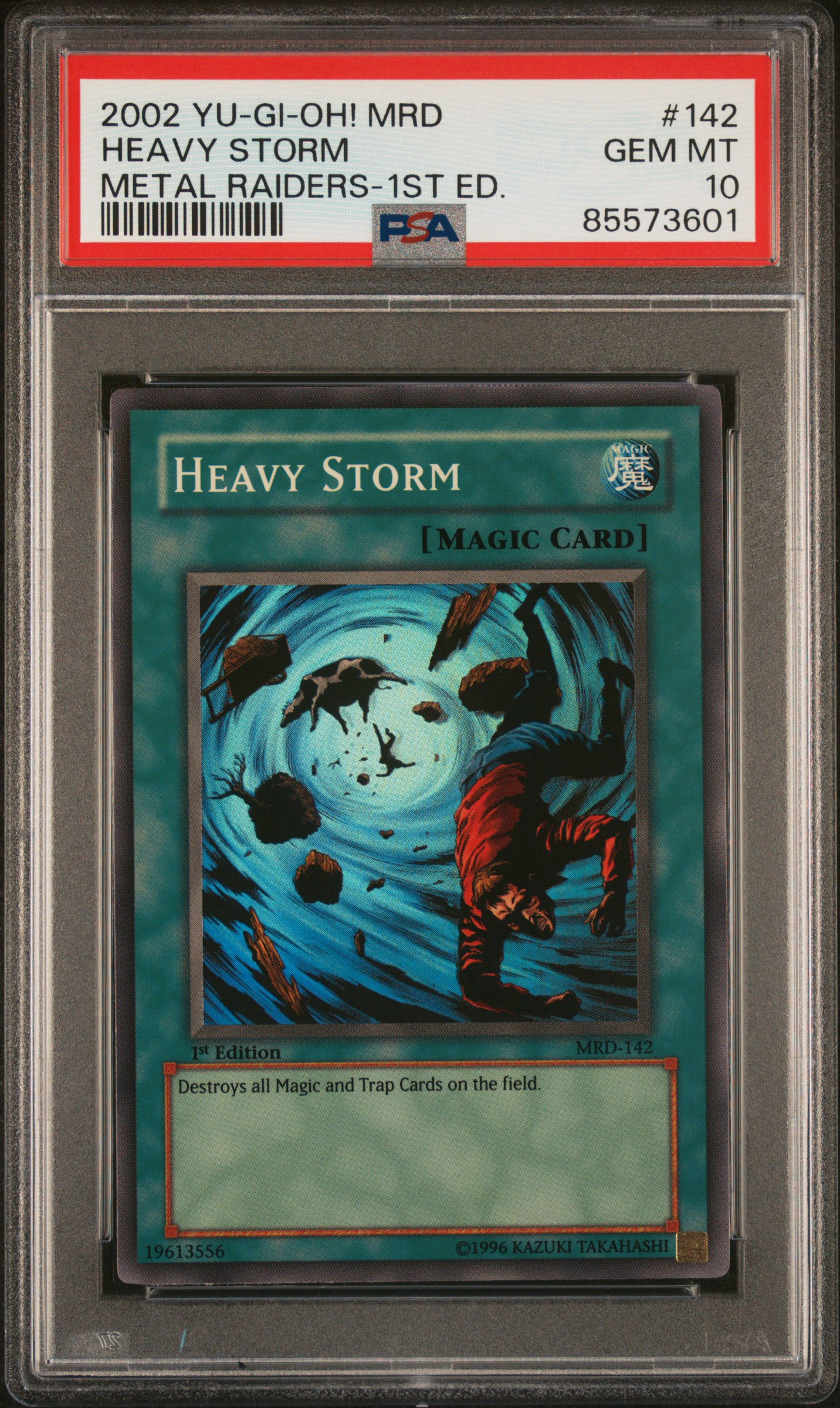 2002 YU-GI-OH! MRD-METAL RAIDERS #142 HEAVY STORM METAL RAIDERS-1ST ED.