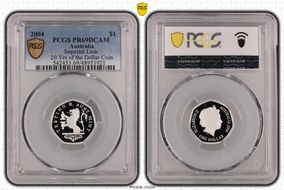 2004 $1 Imperial Lion 20 Yrs of the Dollar Coin PR69DCAM