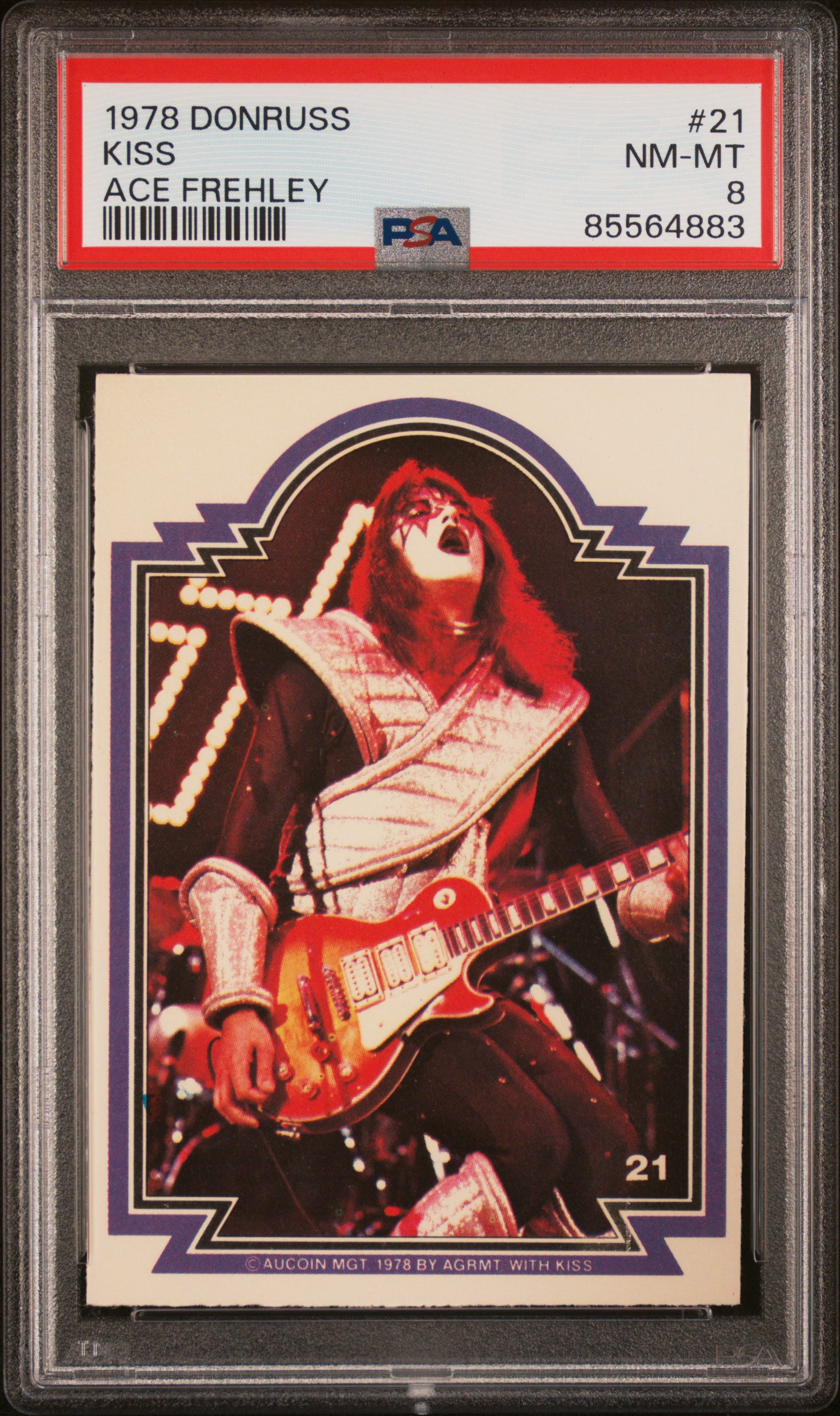 1978 DONRUSS KISS #21 KISS ACE FREHLEY