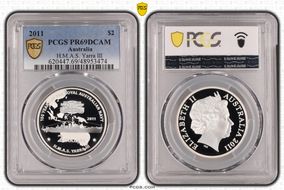 2011 $2 H.M.A.S. Yarra III PR69DCAM
