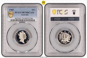 1985 10C PR70DCAM