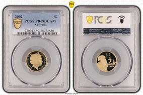 2002 $2 PR69DCAM