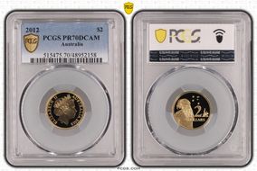 2012 $2 PR70DCAM