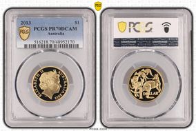 2013 $1 PR70DCAM