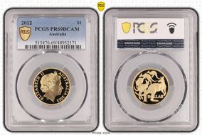 2012 $1 PR69DCAM